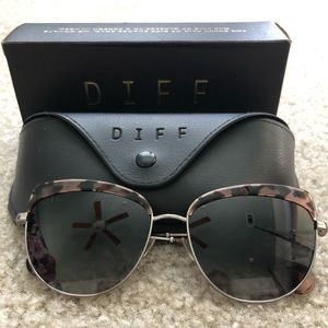 Diff IVY polarized sunglasses tortoise